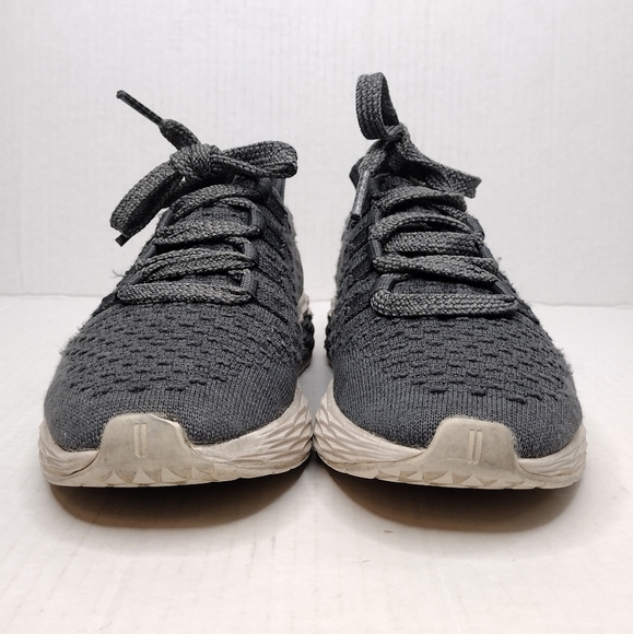 Nobull Unisex Gray Knit Lace Up Training Running Athletic Sneakers Shoes - Picture 5 of 15